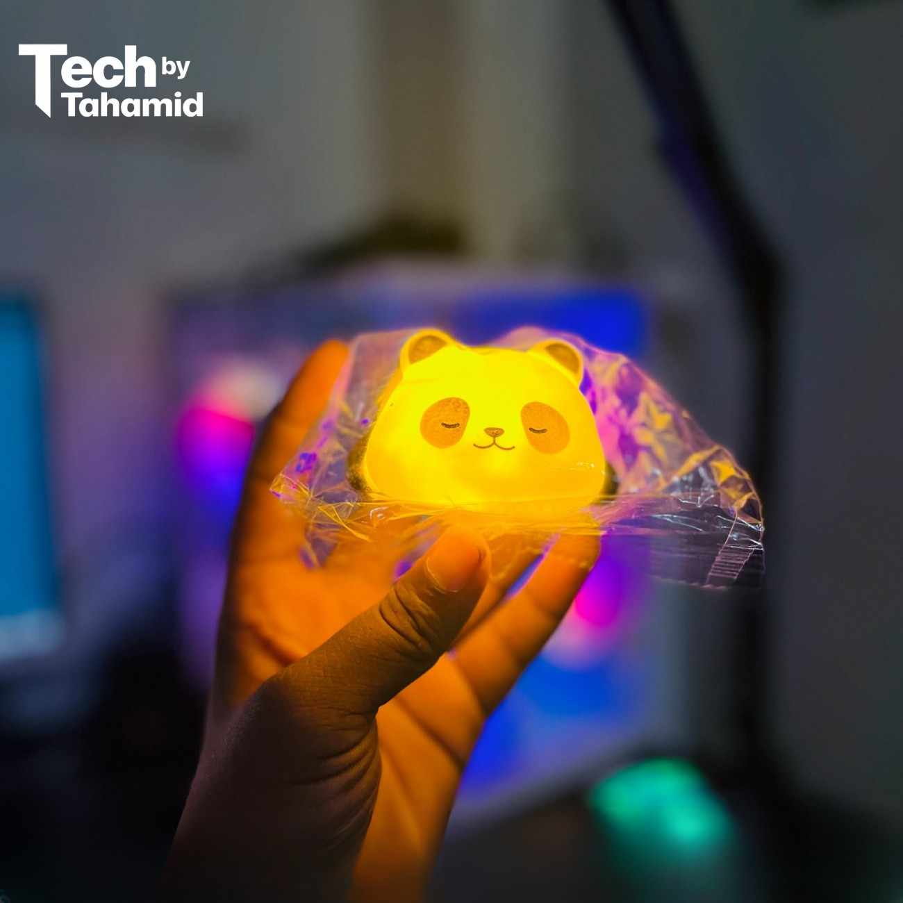 Sleeping Panda Night Lamp – Soft LED Light for Kids Room & Bedroom Decor